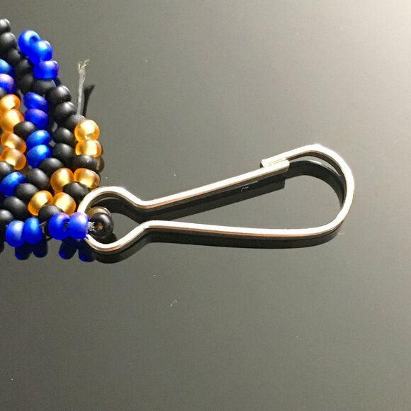 Handcrafted Tribal Beaded Spike Necklace - Picture 5 of 8